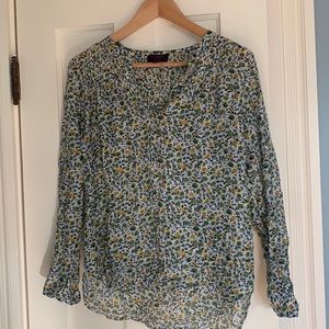 Liberty floral blouse in a size small